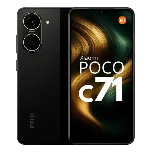 Celular Xiaomi Poco C71 Dual Sim 128 Gb Global 4+4gb Ram Cor Preto