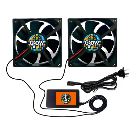 Kit Ventilación Cultivo Indoor 2 Coolers 120x120 2,5mts