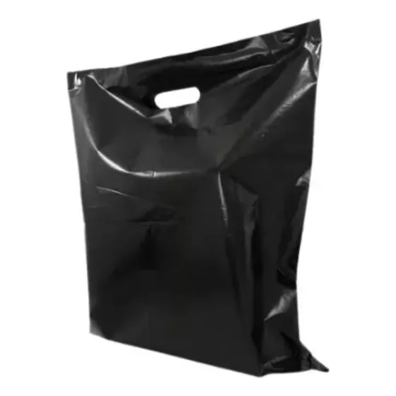 Bolsas Plásticas Para Boutique Color Negra 30x40 Pack 100u