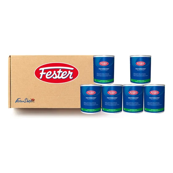 Adhesivo Para Concreto Fester Festerbond 1l Caja 6 Piezas Transparente