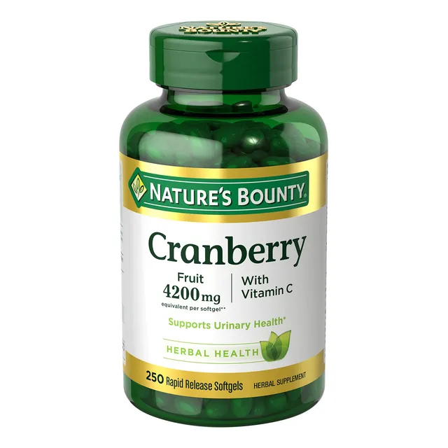 Pastillas De Arándano Con Vitamina C De Natures Bounty