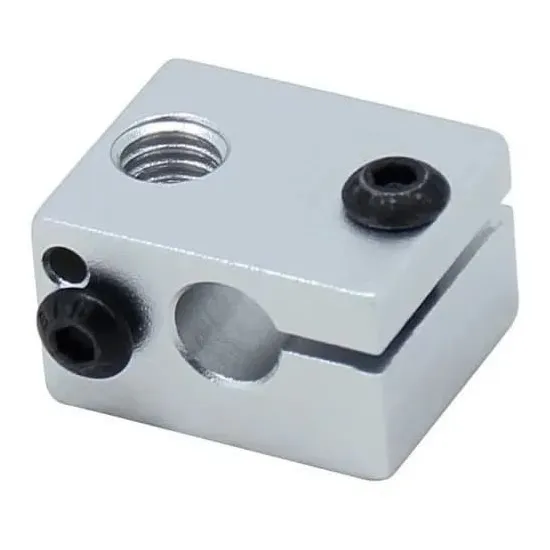 Bloque Aluminio Hotend V6 Estandar Impresora 3d