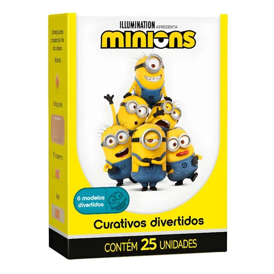 Curativos Minions Infantil 25 Unidades Cremer