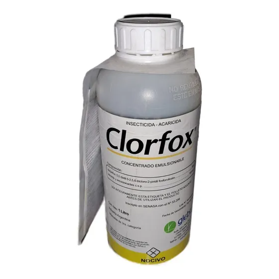 Insecticida - Acaricida Fumigación Potente Clorfox De Gleba