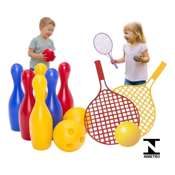 Boliche infantil 6 pinos
