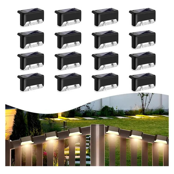 Kit 16 Luminárias Led Sobrepor Balizador Escada Externo Ip55