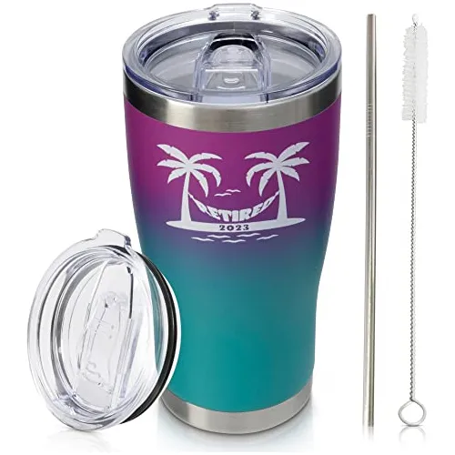 Misty Hawk Vacuum Tumbler Aislado Con Lid Y Straw- 6ng3j