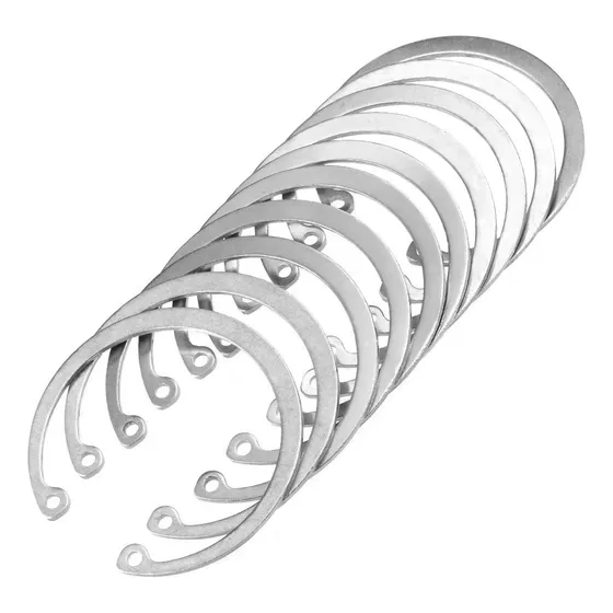 10 Anillos De Retención De Clip C De 64 Mm De Acero In...