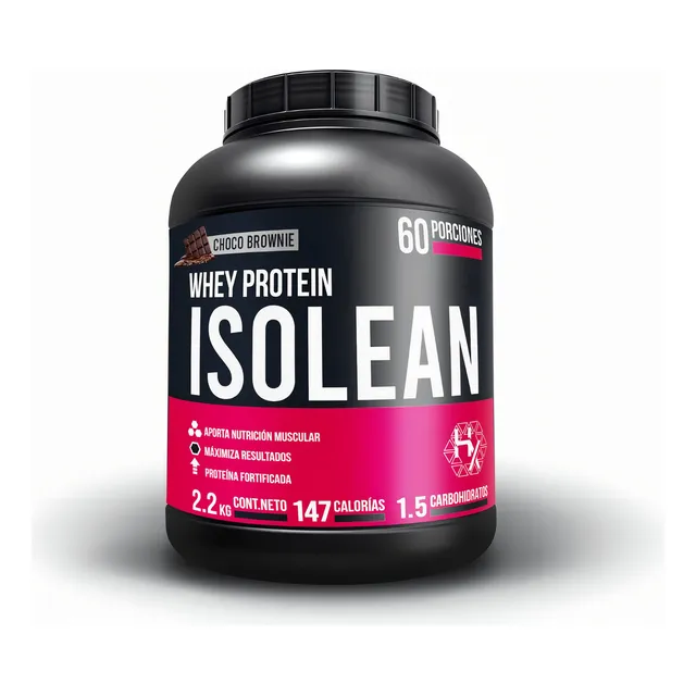 Proteina Whey Isolatada Hidrolizada Holix Lab 2.2kg 60 Serv Sabor Chocobrownie