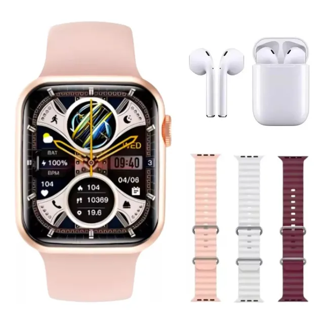 Relógio Smartwatch Ultra 3 Mini 38mm  Design Compacto, Nfc,