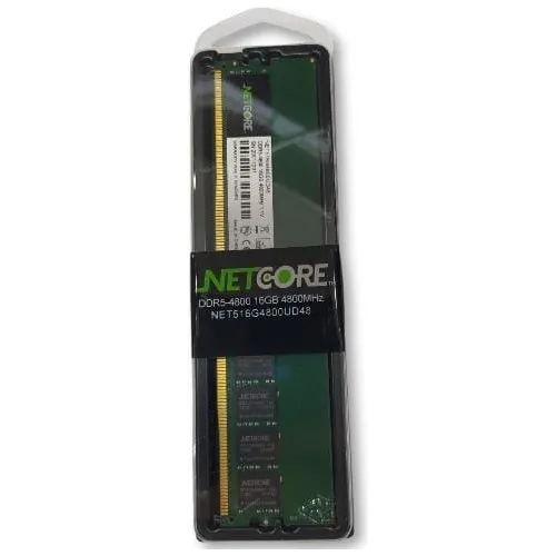 Memória Netcore Ddr5 De 16gb ( 1 X 16gb ) 4800mhz Cl40 1.1v.