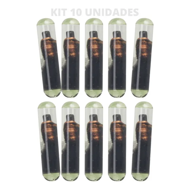 Kit 10 Chip Code Transponder Vw Fiat T42 Id48 Gol G3 Palio 