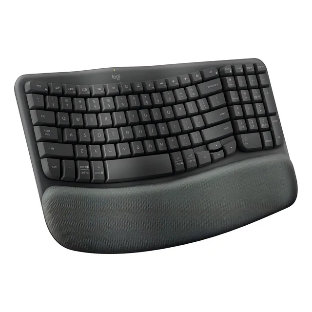 TECLADO INALAMBRICO LOGITECH WIRELESS WAVE KEYS ERGO ESPAÑOL NEGRO