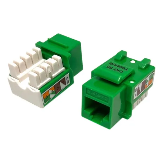 Keystone Lanpro Rj45 Cat5e Verde