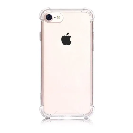 Carcasa Reforzada Antigolpe Transparente Para iPhone 7 /8 / SE 2020 / 2022 / 2024 - Marca Cellbox