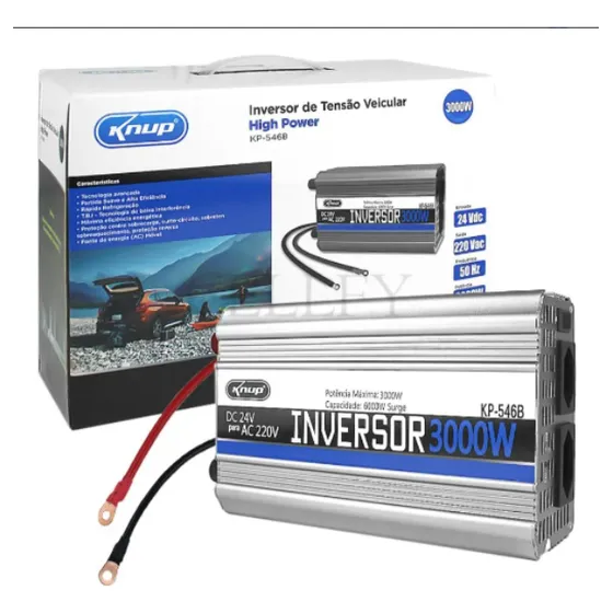 Inversor De Potencia - 24v / 220v / 3000w - Knup