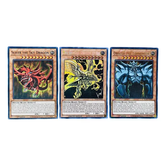 Yugioh Dioses Egipcios Jugables Coleccion Cartas Clasicas