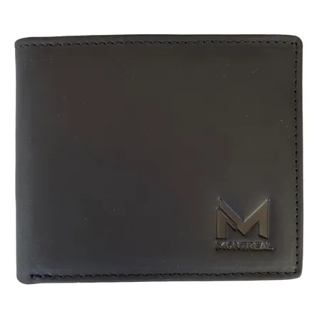 Billetera Cuero Hombre Con Caja Color Negro