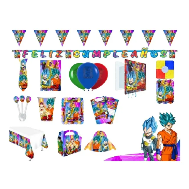  Decoración Dragon Ball Piñata Fiesta Infantil 