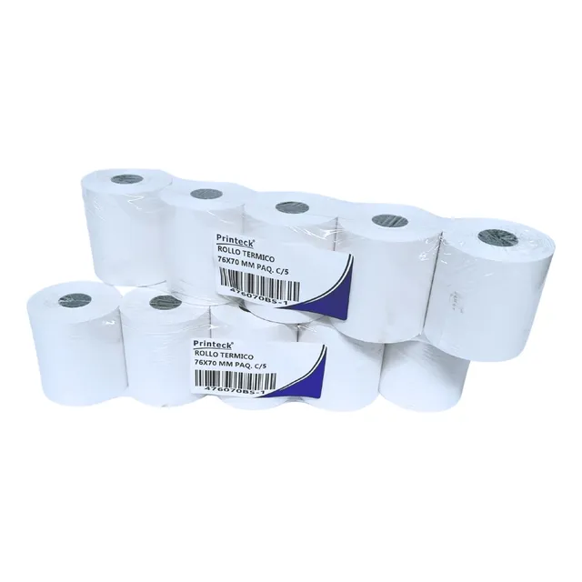 Blíster Rollo Térmico 76 X 70 Mm C/5 Pz
