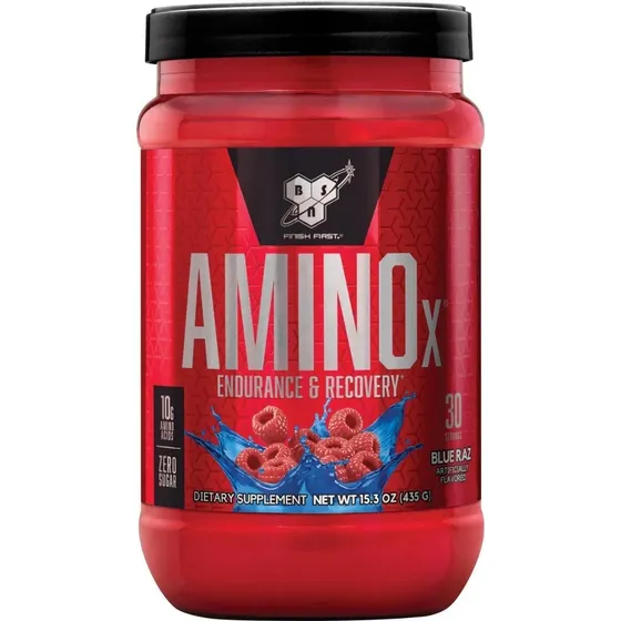 Aminoácidos Esenciales Bcaa Amino X Bsn Blue Raspberry 435g