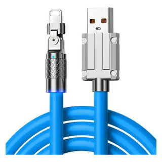 Cable Carga Rapida 120w Usb Uso Rudo 1.8m Rotacion Tipo C Cable Carga Rapida 120w Usb Uso Rudo 1.8m Rotacion Tipo C