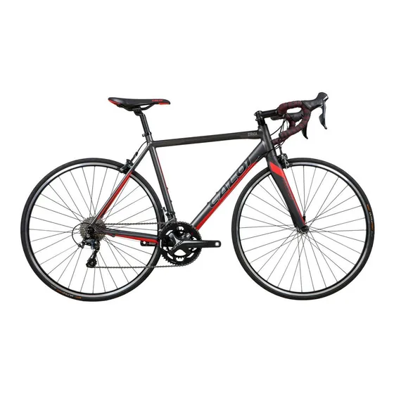 Bicicleta Aro 700 Caloi Strada Racing 20v Tam-54 (m) Tiagra Cor Cinza/Vermelho Tamanho do quadro M