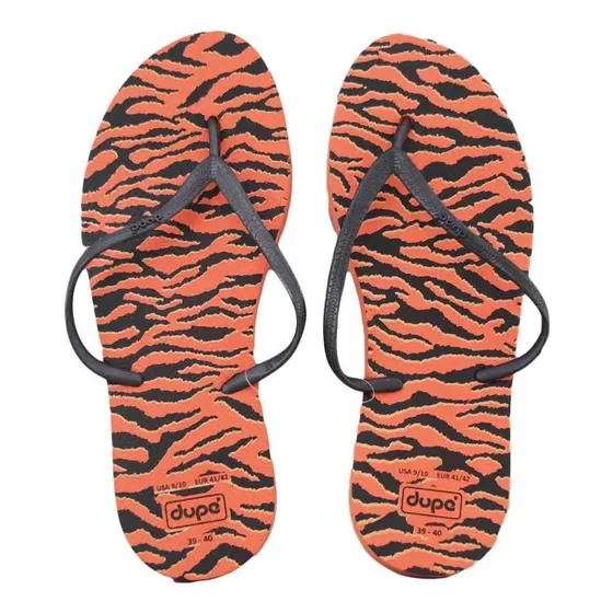 Chinelo Sandália Dupé Feminino Animal Print Tigresa