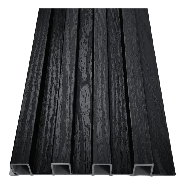 Panel Ripado Wpc Interior Madera Plástica Panel 3d Ranurado