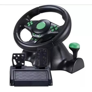 Volante Racer Xbox 360 Ps3 Ps2 Pc Pedal Cambio Vibração Volante Racer Xbox 360 Ps3 Ps2 Pc Pedal Cambio Vibração