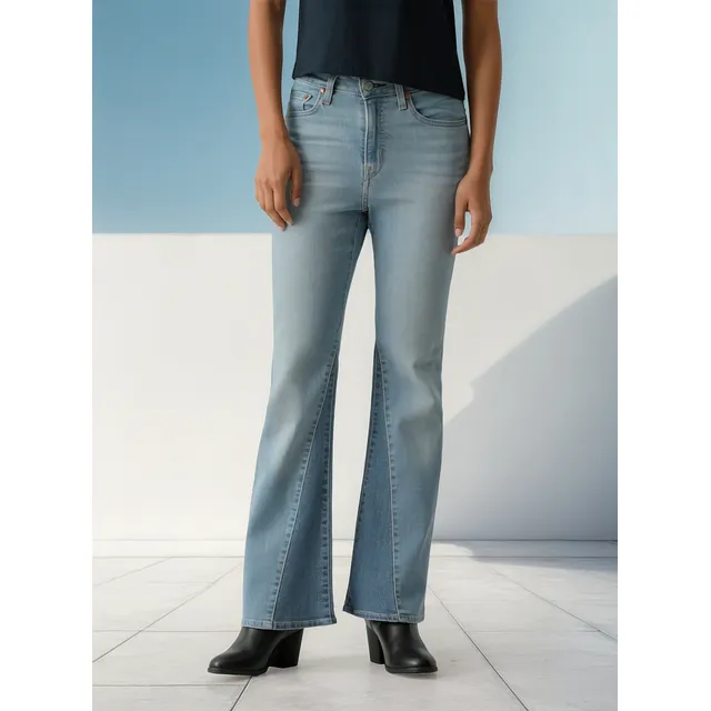 Jeans Mujer 726 Hr Flare Layered Celeste Levis 001w3-0000