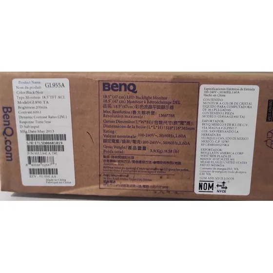 Monitor Led Benq 19