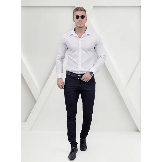 Pantalón Corte Chino  Elastizado Hombre Varios Colores