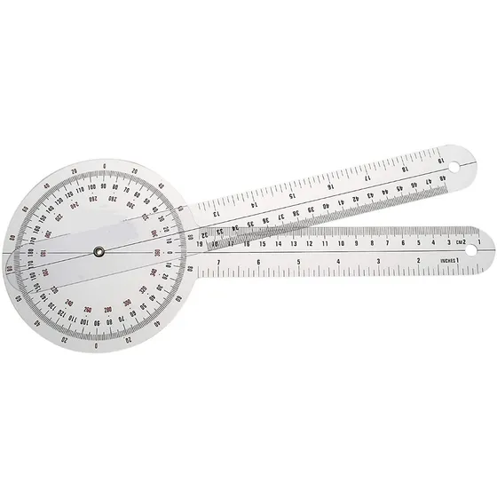 Herramienta Para Medir Ángulo Goniometro 48cm 360°