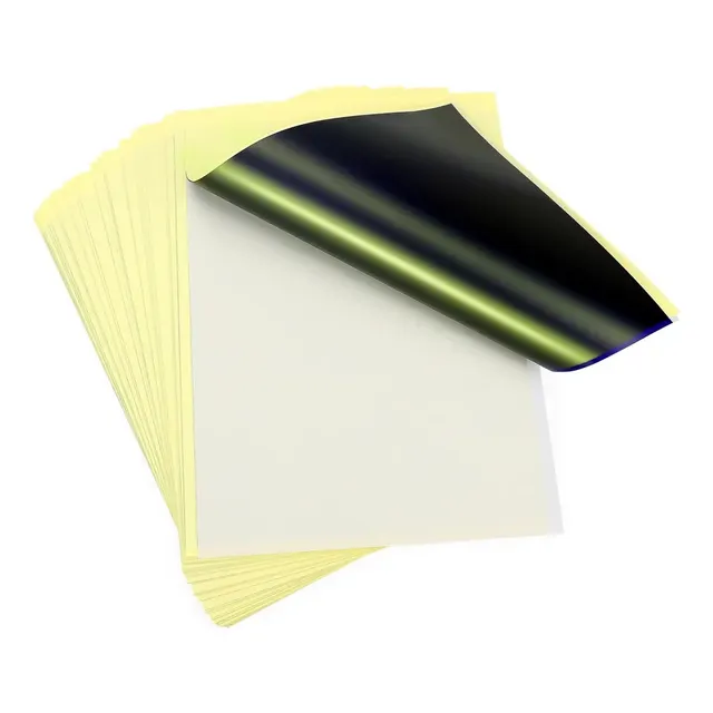 5 Pcs Papel Hectografico Transferencia Para Tatuaje Tattoo
