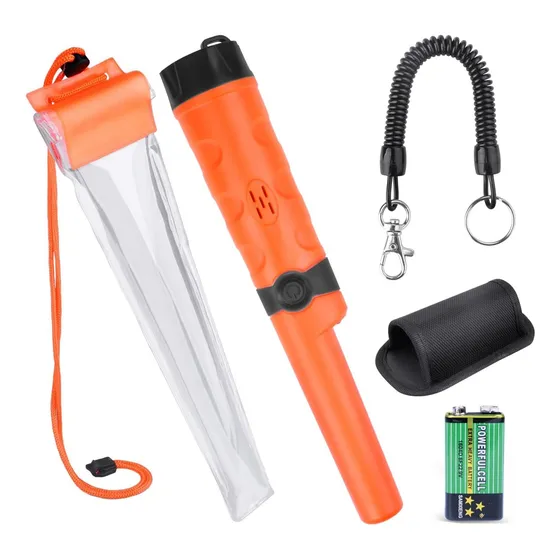 Detector Metales Pinpointer - 360 Búsqueda Tesoros Con Funda