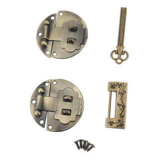 Hasp Latch Para Joyería, 2 Juegos De Tornillos De Aleación D Hasp Latch Para Joyería, 2 Juegos De Tornillos De Aleación D