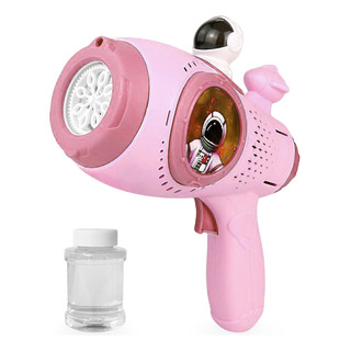 Pistola De Burbujas Automática De Astronauta Con Luces Led P Pistola De Burbujas Automática De Astronauta Con Luces Led P