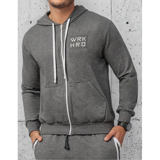 Chaqueta Calvin Gris Osc Para Hombre Croydon