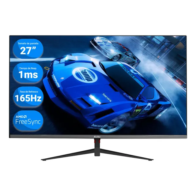 Monitor Gamer Kolke KES-628 con pantalla de 27" 165Hz 220V y resolución Full HD