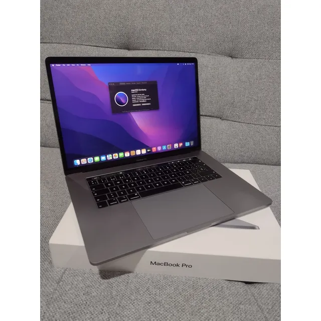 Laptop Macbook Pro Touch Bar  Core I9 Gris