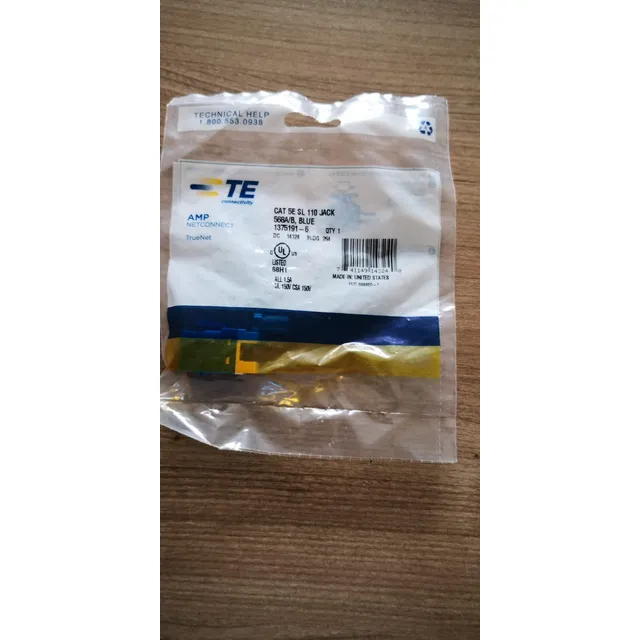 Jack Amp Netconnect Rj-45 Cat 5e 1375191-6
