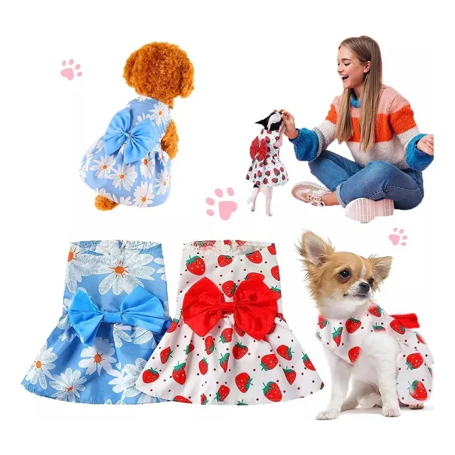 2 Piezas De Ropa Para Mascotas, Yorkies Y Gatos