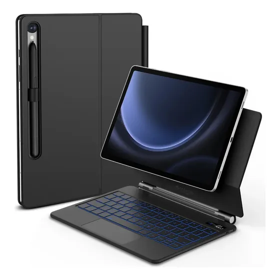 Capa Teclado Para Samsung Tab S7 Fe - 12.4