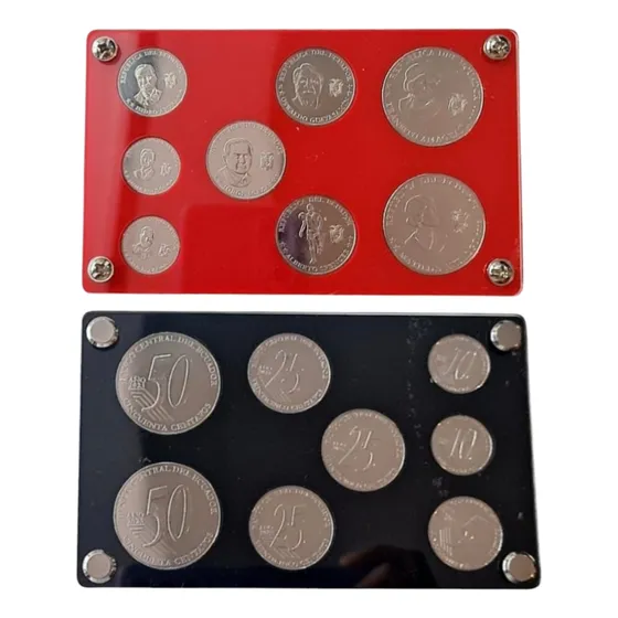 Ecuador Juego De 8 Monedas Fraccionarias Año 2023