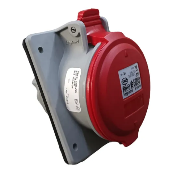 2 Pzas Toma Empotrar Legrand 555290, 32a, 3p+t 11h, 440-460v