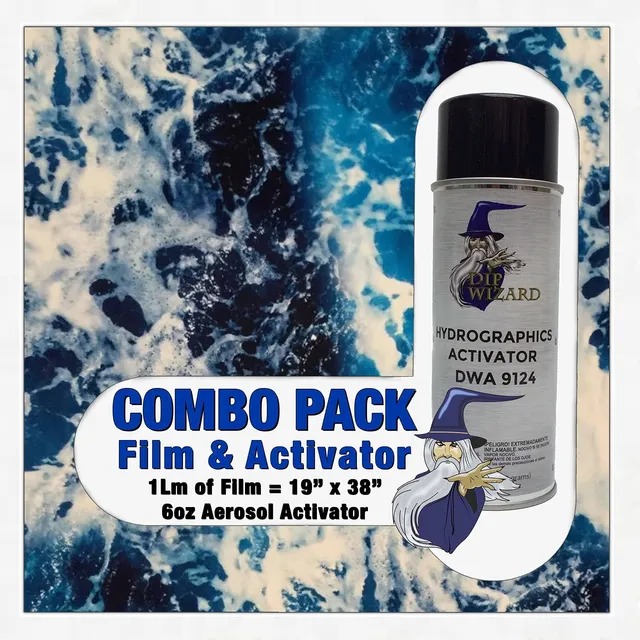 Pelicula Hidrografica Ocean Rip Tide Activador Combo 6 Oz