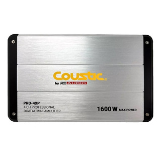 Amplificador De 4 Canales Clase D Coustic Pro-4xp 1600w Max Color Gris Amplificador De 4 Canales Clase D Coustic Pro-4xp 1600w Max Color Gris