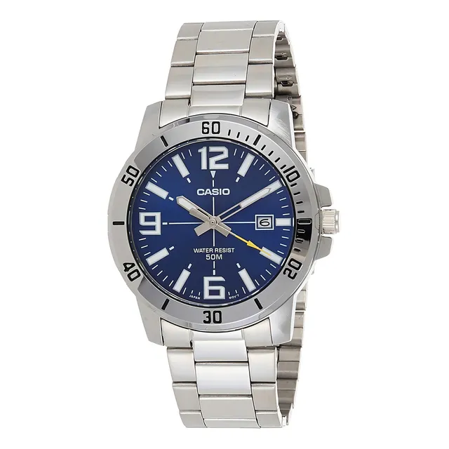 Reloj Casio De Acero Inoxidable Estilo Buzo Para Hombre Mod