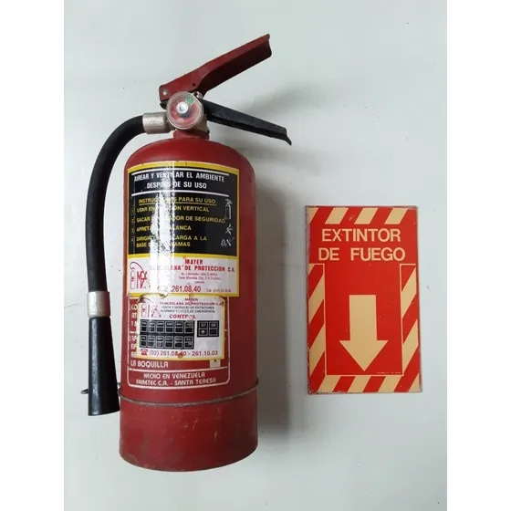Extintor De Incendio + Señalización Usados..